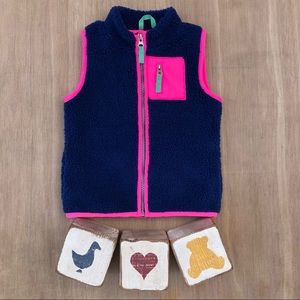 Carters Girls Fleece Blue Vest size: 5